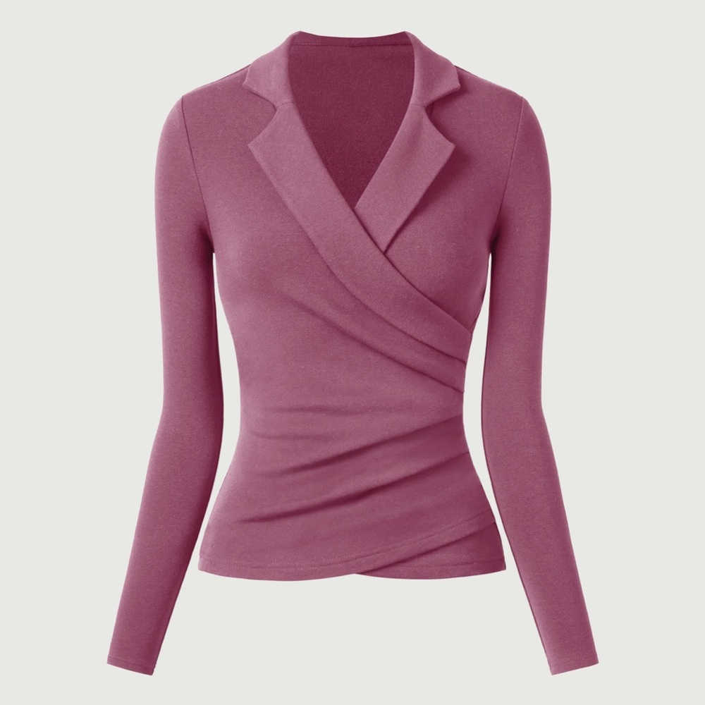 OGL Women's Blouse in Mauve NWT